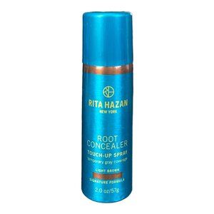 Rita Hazan Root Concealer Touch-Up Spray 2 Oz New York Gray Coverage Light Brown